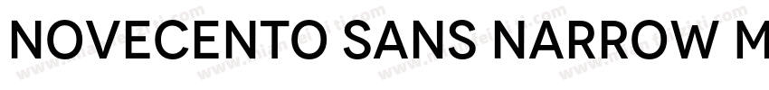 Novecento sans narrow Medium字体转换